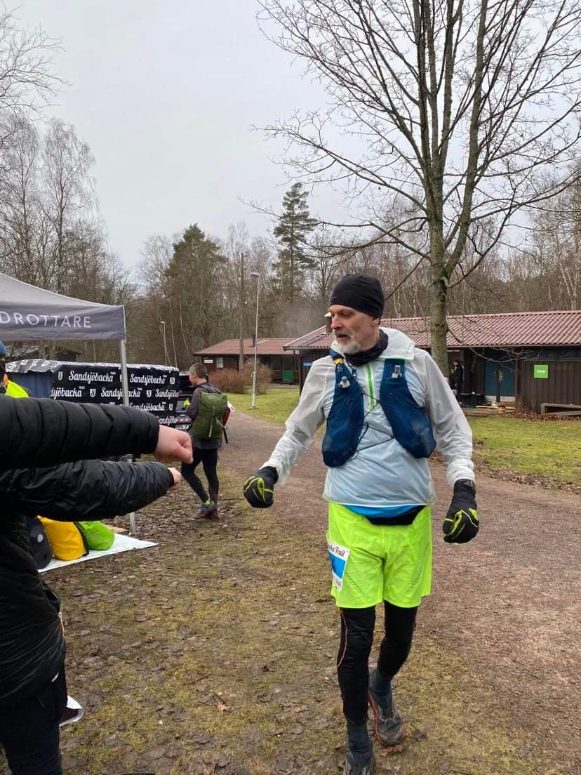 The end of the Sandsjöbacka Trail Race 2022