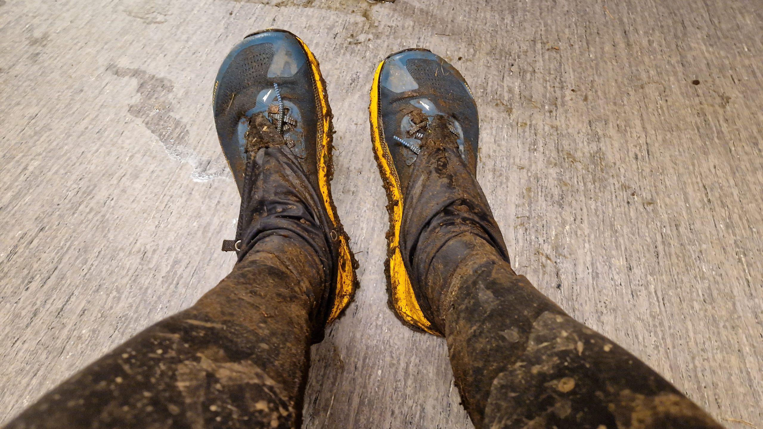 My Altra Oympus shoes after the race